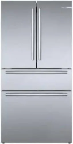 Bosch 800 Series 36" SS Counter Depth French Door Smart Refrigerator B36CL80SNS