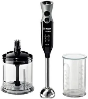 Bosch Hand BlenderErgo Mix, 4Blade, 750Watts, 4Blade, Black