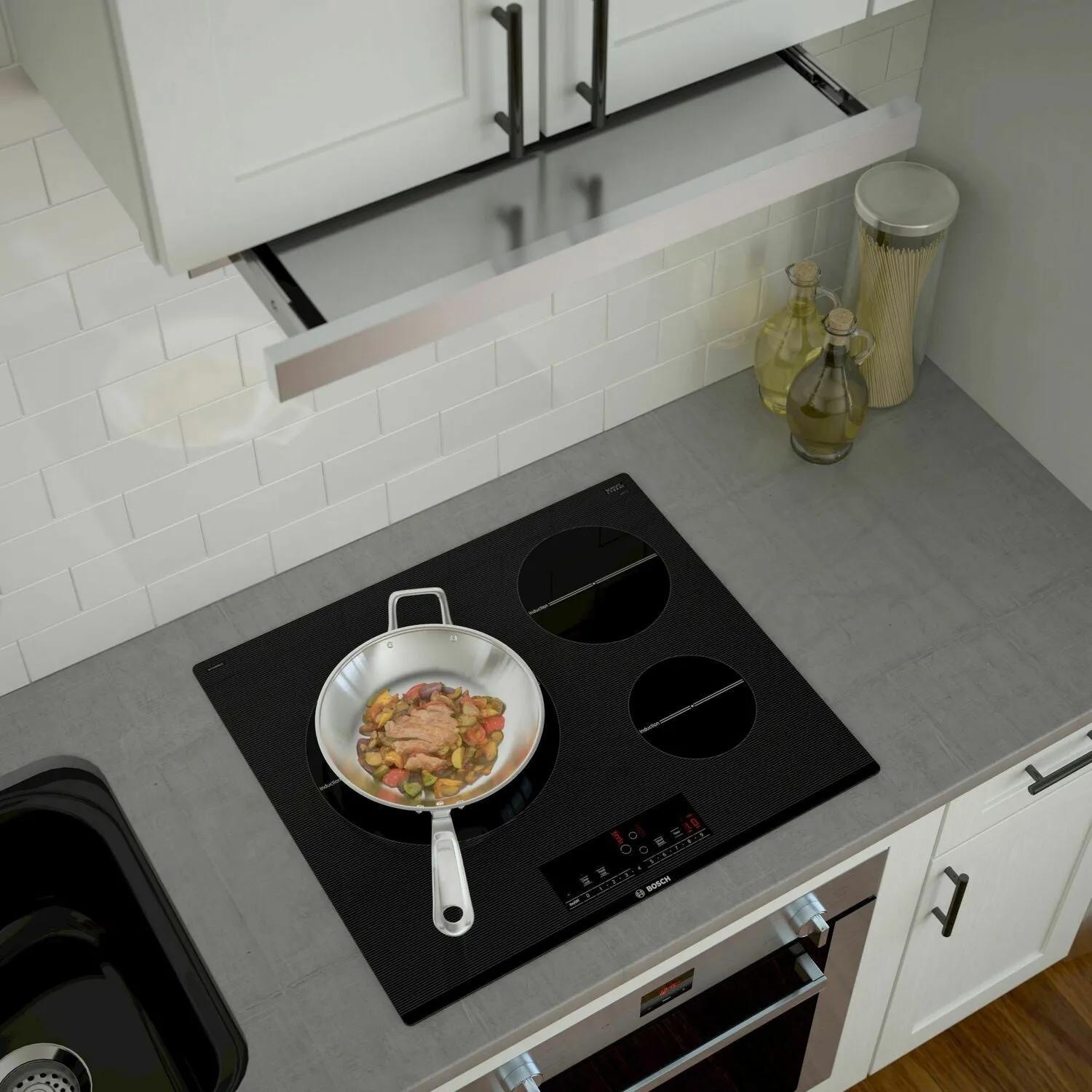 Bosch HUI54452UC 500 Series Pull-Out Hood Stainless Steel Hui54452Uc
