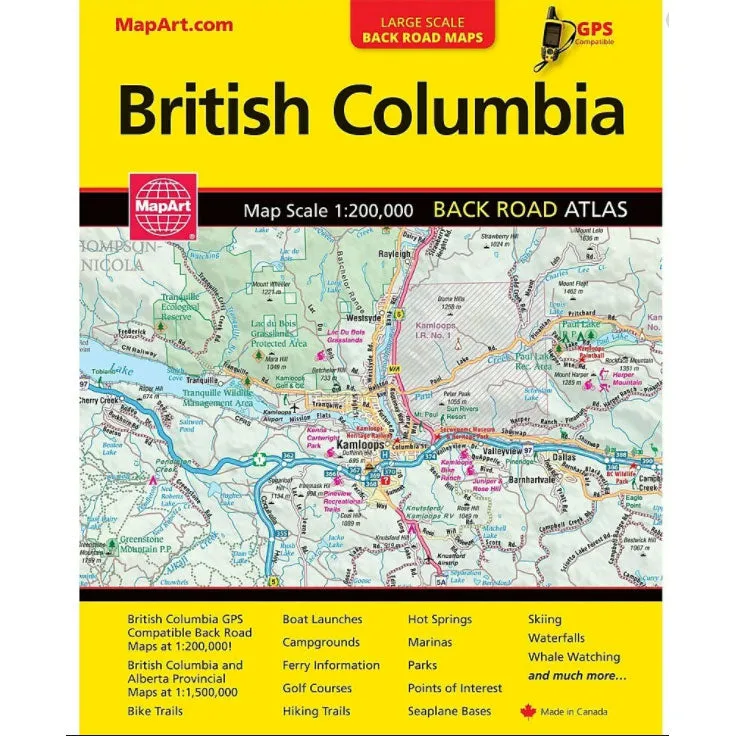 British Columbia Road Atlas Hot Pick Online