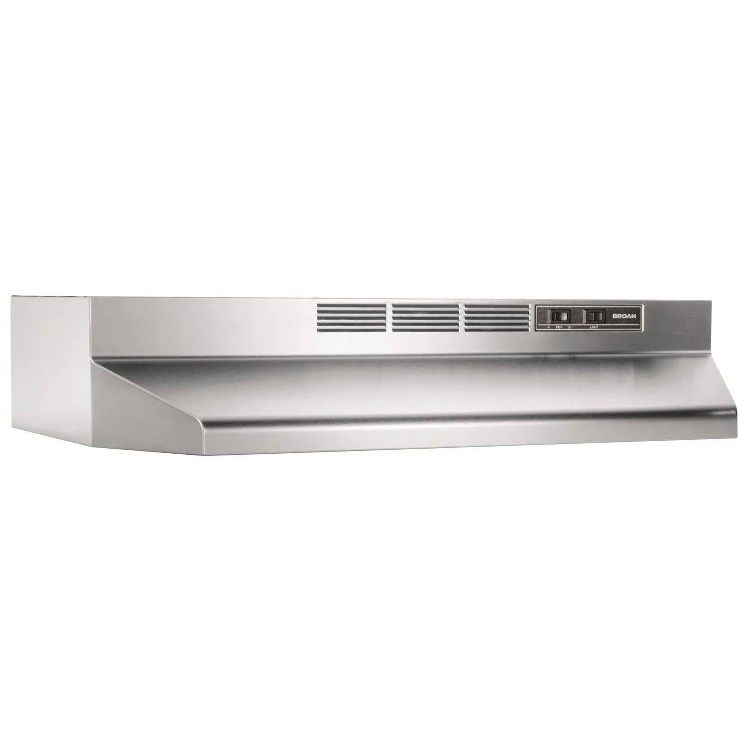 Broan 413604 Broan? 36-Inch Ductless Under-Cabinet Range Hood, Stainless Steel