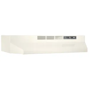 Broan BUEZ130BT Broan? 30-Inch Ductless Under-Cabinet Range Hood W/ Easy Install System, Bisque