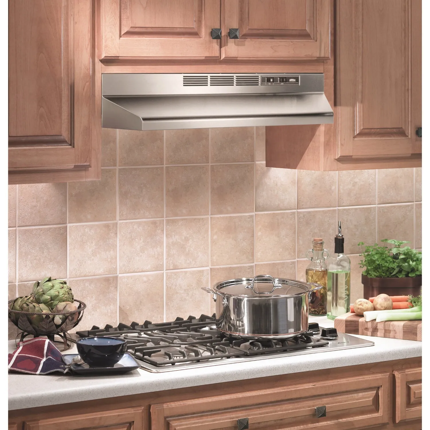 Broan BUEZ130SS Broan? 30-Inch Ductless Under-Cabinet Range Hood W/ Easy Install System, Stainless Steel