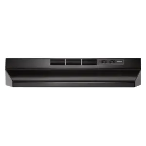 Broan BUEZ330BL Broan? 30-Inch Convertible Under-Cabinet Range Hood W/ Easy Install System, 220 Cfm, Black