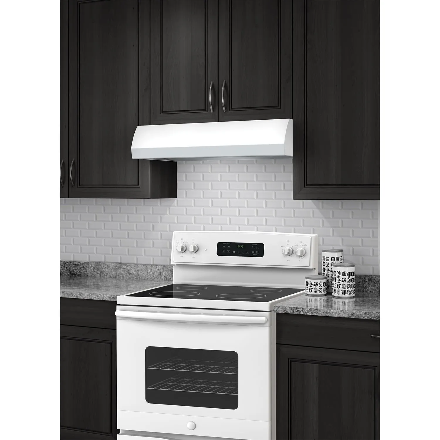 Broan BXT130WW Broan? 30-Inch 4-Way Convertible Under-Cabinet Range Hood, 270 Max Cfm, White