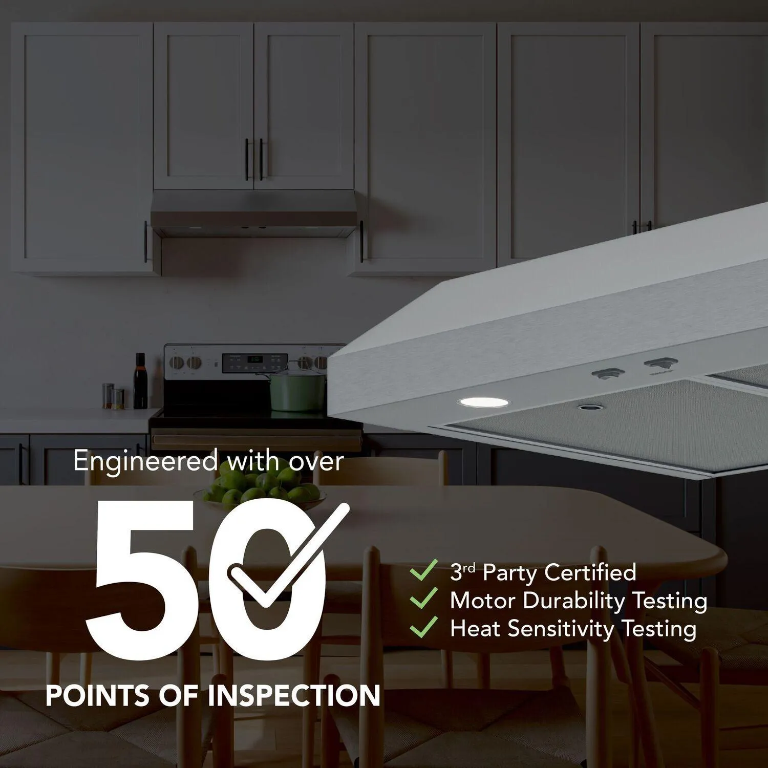Broan GLA1303SS Broan-Nutone 30-Inch Under Cabinet Range Hood, Energy Star, 350 Max Blower Cfm, Stainless Steel