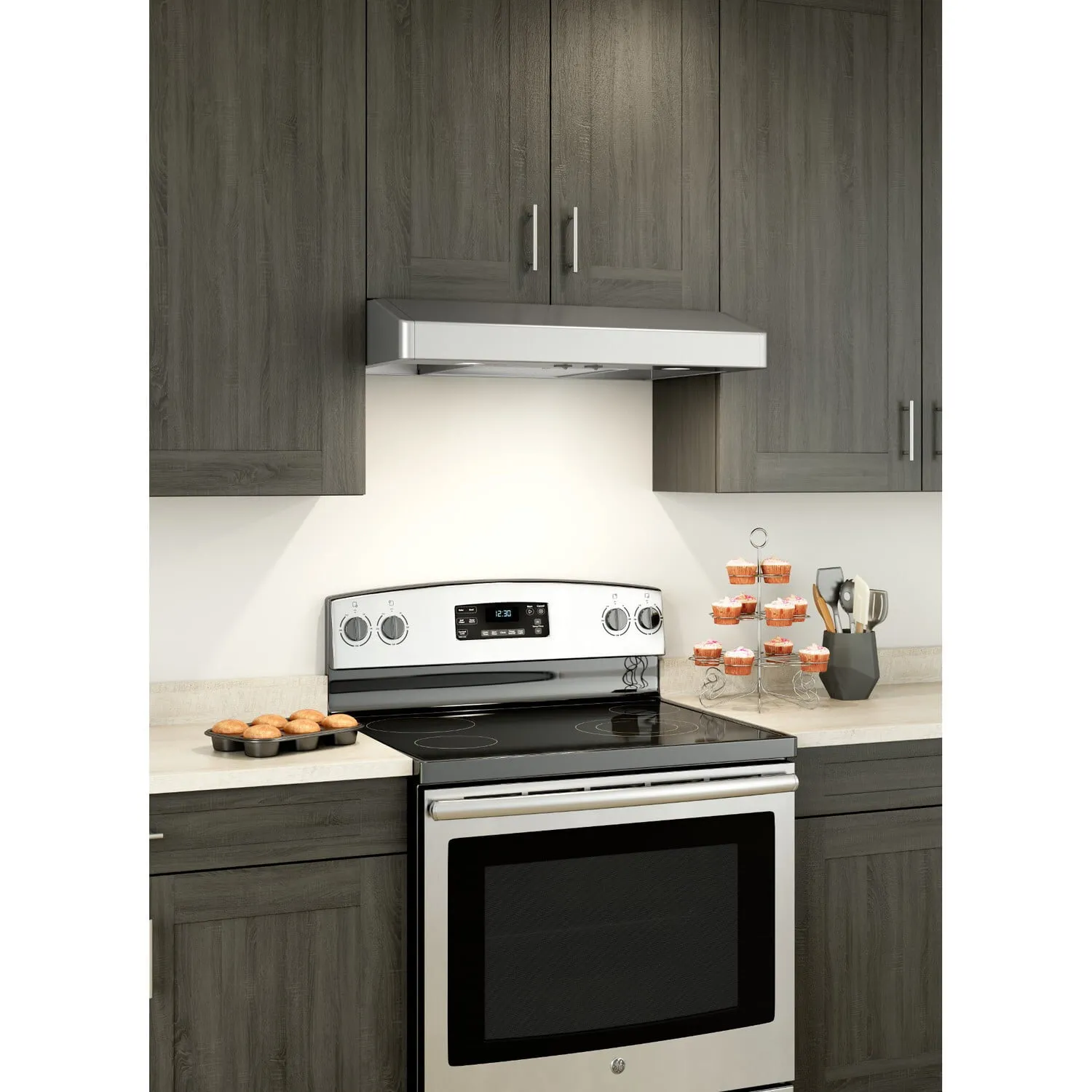 Broan TEN130SS Broan? Elite 30-Inch Convertible Under-Cabinet Range Hood, Stainless Steel