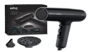 BRUAN Hair Dryer Ionic, Black
