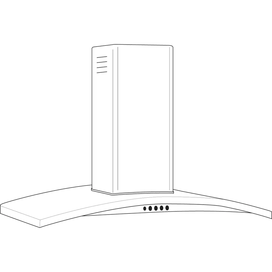 Cafe UVW7301SWSS 30" Wall-Mount Chimney Hood