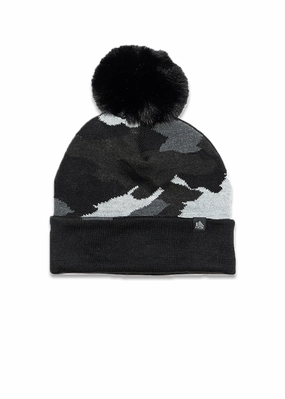 Sweet Deal Today Camo Cuffed Faux Fur Pom Beanie