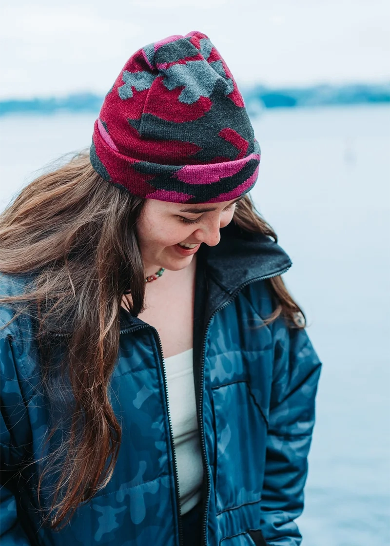 Special Deal Frenzy Camo Midi Beanie