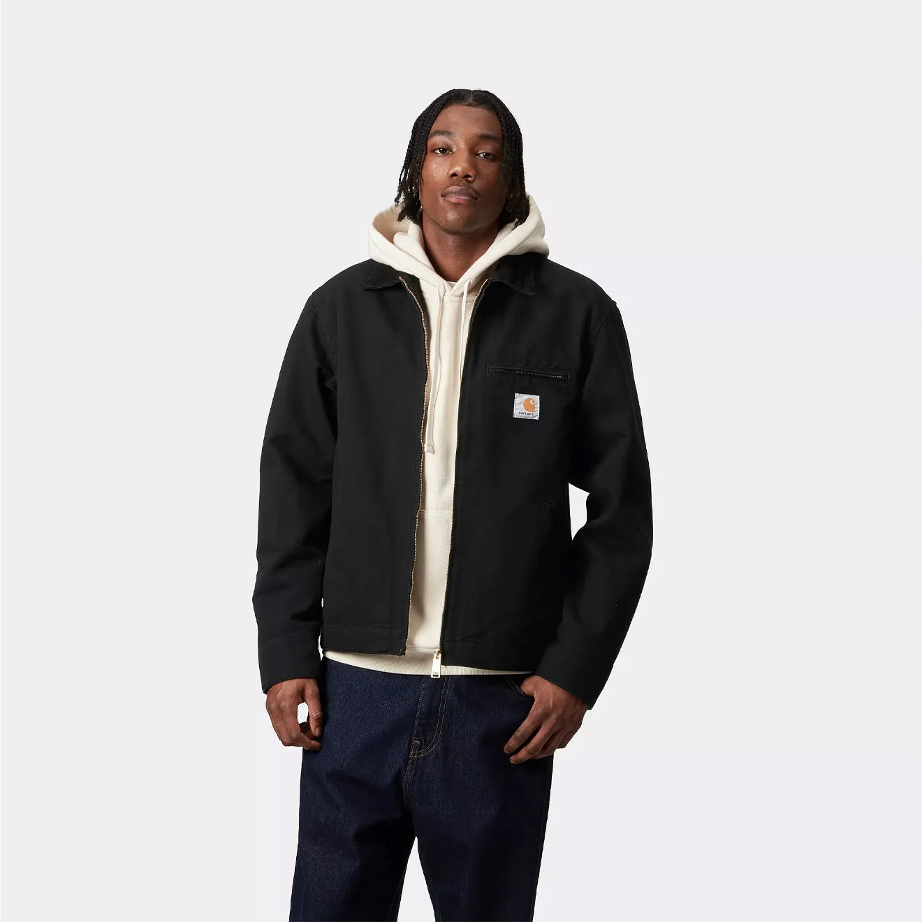 Carhartt Wip Detroit Jacket Black / Black Rinsed Online Exclusive Savings