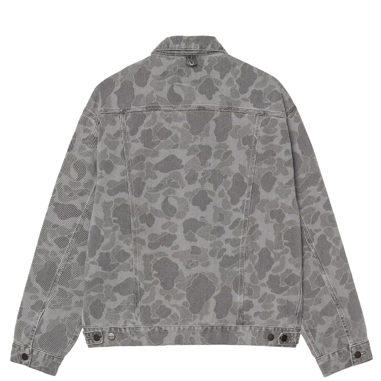Carhartt Wip Duck Helston Jacket Camo Duck Black Heavy Bleached Shop the Savings Now Shop Today Save
