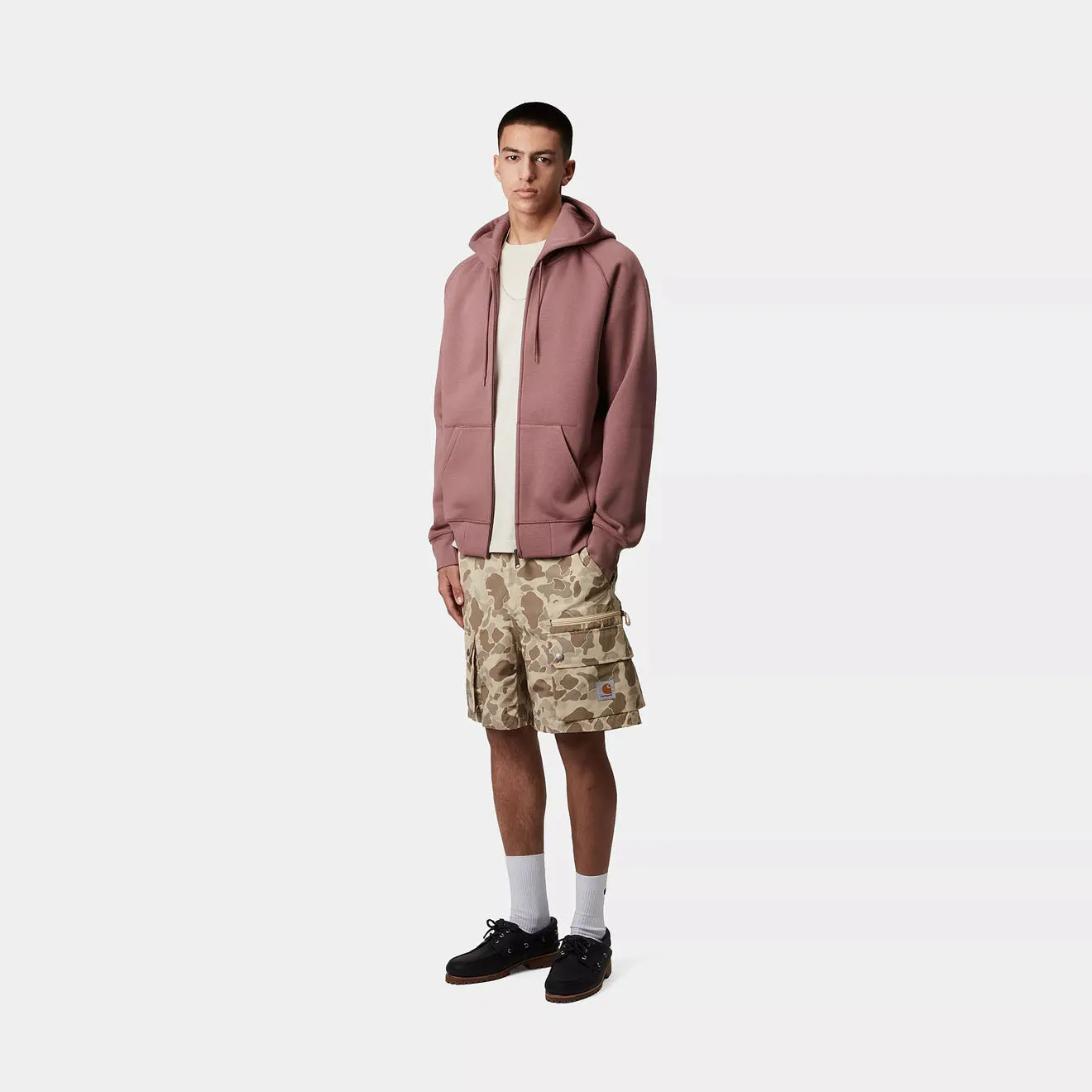 Carhartt Wip Hooded Chase Jacket Dusky Pink / Gold Grab the Deal Now