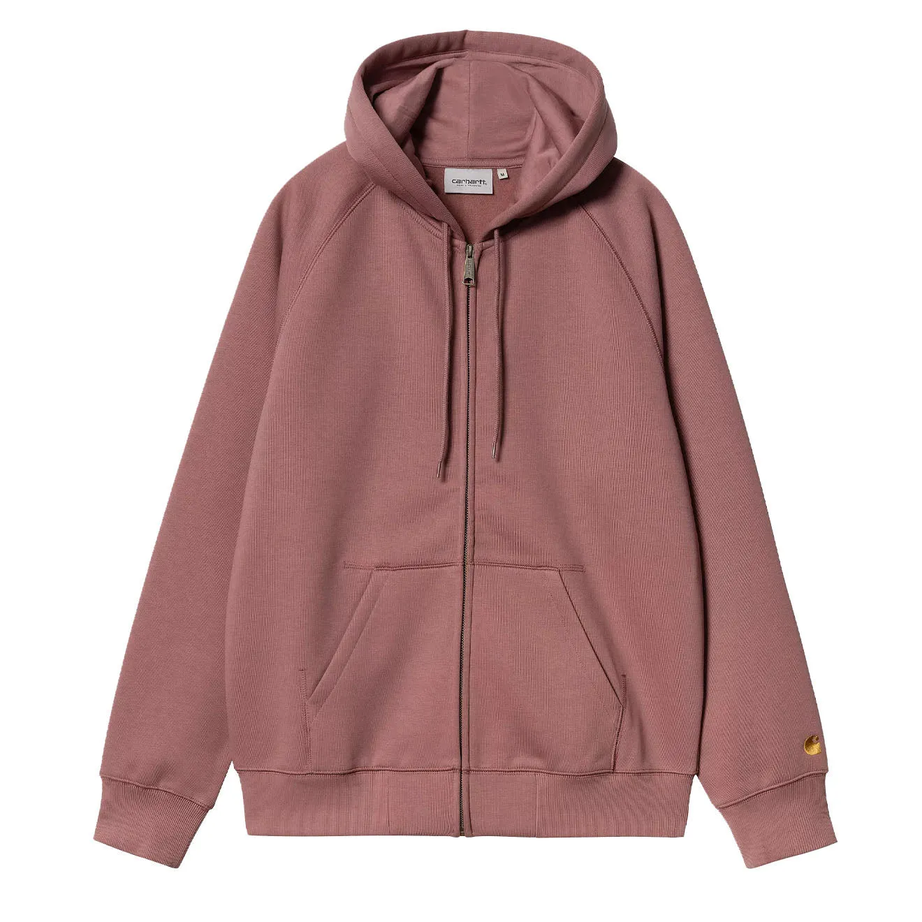 Carhartt Wip Hooded Chase Jacket Dusky Pink / Gold Mega Savings Now