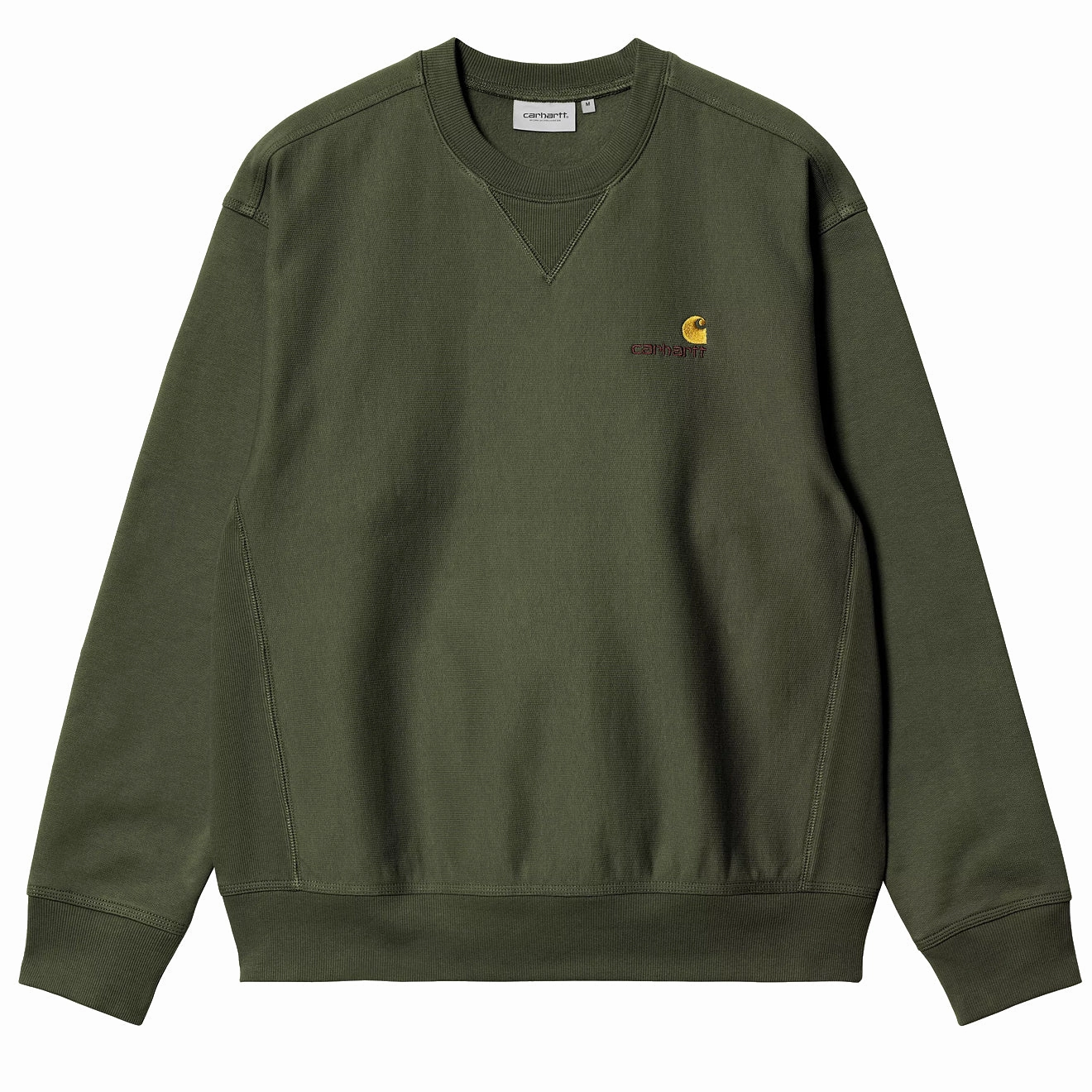 MustHave Steals Sweet Deal Inside Carhartt Wip American Script Sweat Tarragon