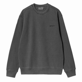Grab Your Deal Today Carhartt Wip Duster Script Sweat Black