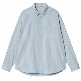 Carhartt Wip L/S Notus Shirt Bova Stripe / Bluebird Mega Online Discount