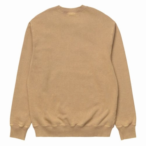 Carhartt Wip Mosby Script Sweat Dusty H Brown Clearance Sale Now Limited Time Sale