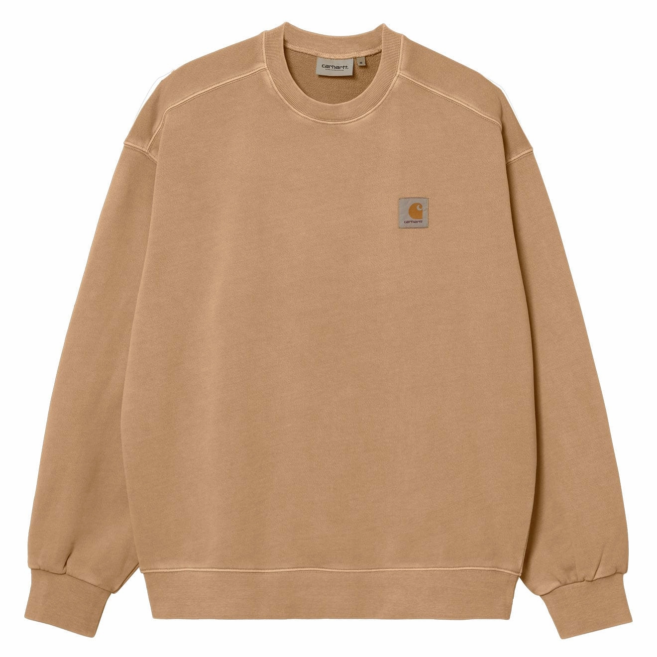 Clearance Alert Now Carhartt Wip Nelson Sweat Dusty H Brown