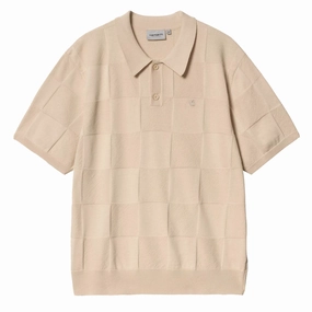 Carhartt Wip S/S Checker Polo Fleur De Sel Hot Discount Deal Special Price Today