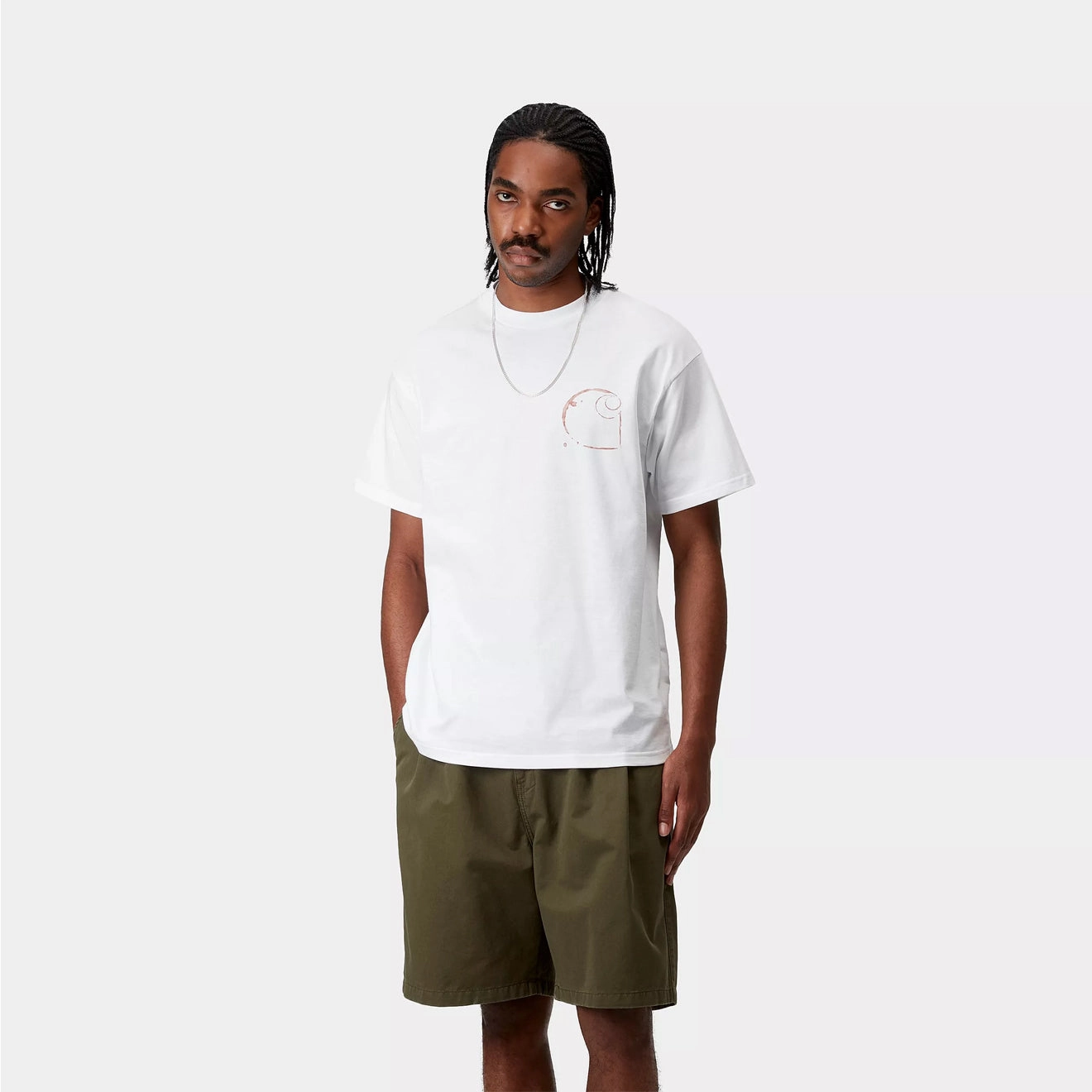 Carhartt Wip S/S Java T-Shirt White Special Price Today