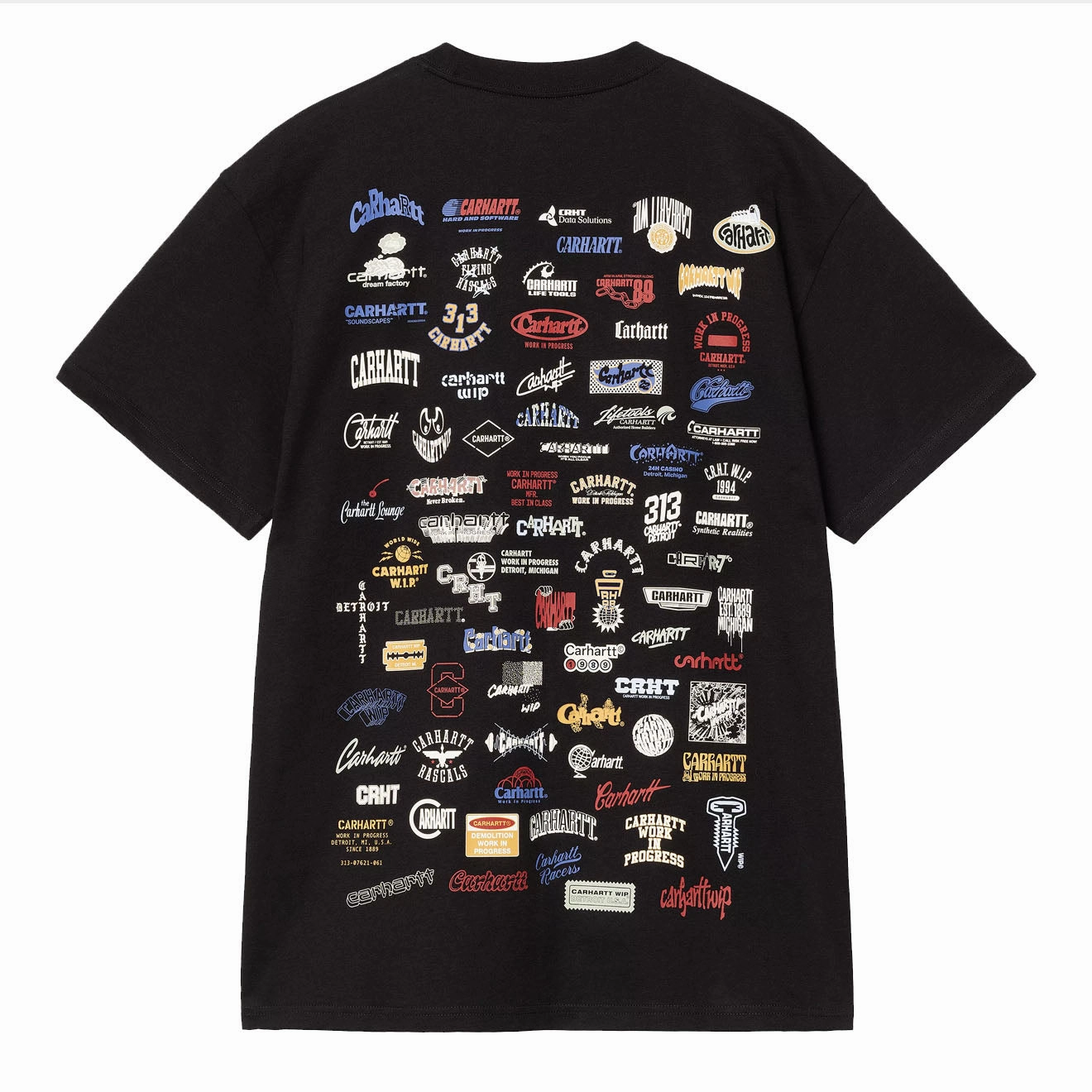 Carhartt Wip S/S Logo T-Shirt Black Big Sale Today
