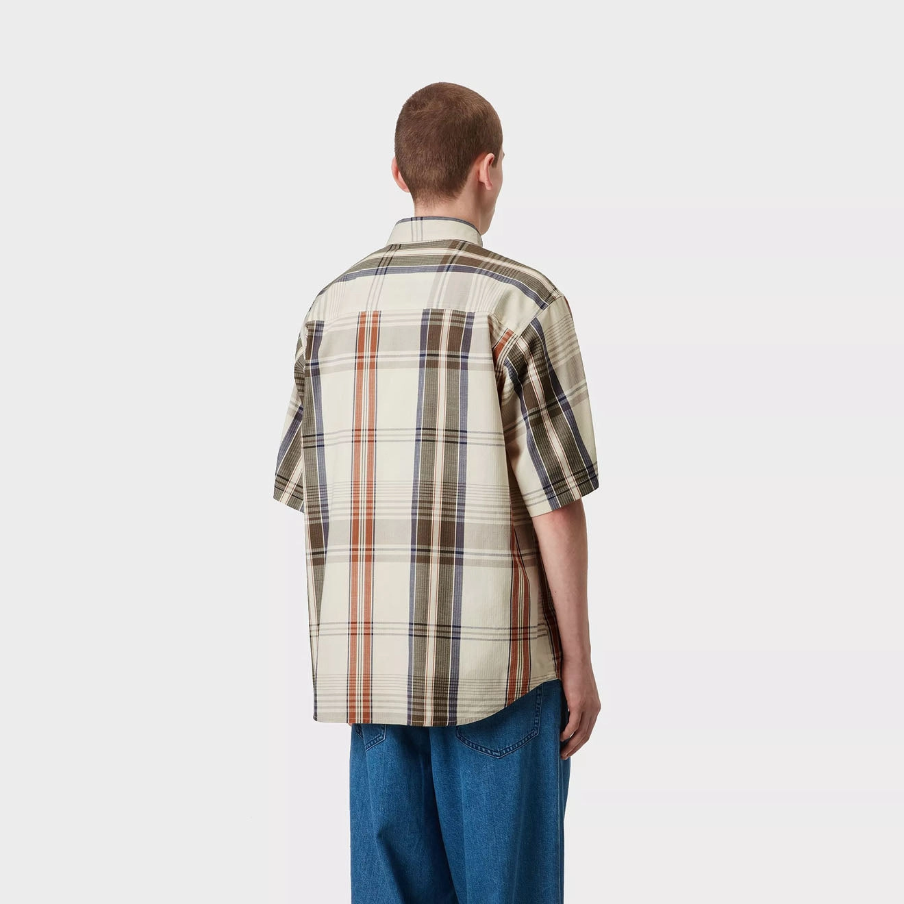 Carhartt Wip S/S Roslin Shirt Roslin Check / Natural / Wax MustShop Sale Best Deal Alert