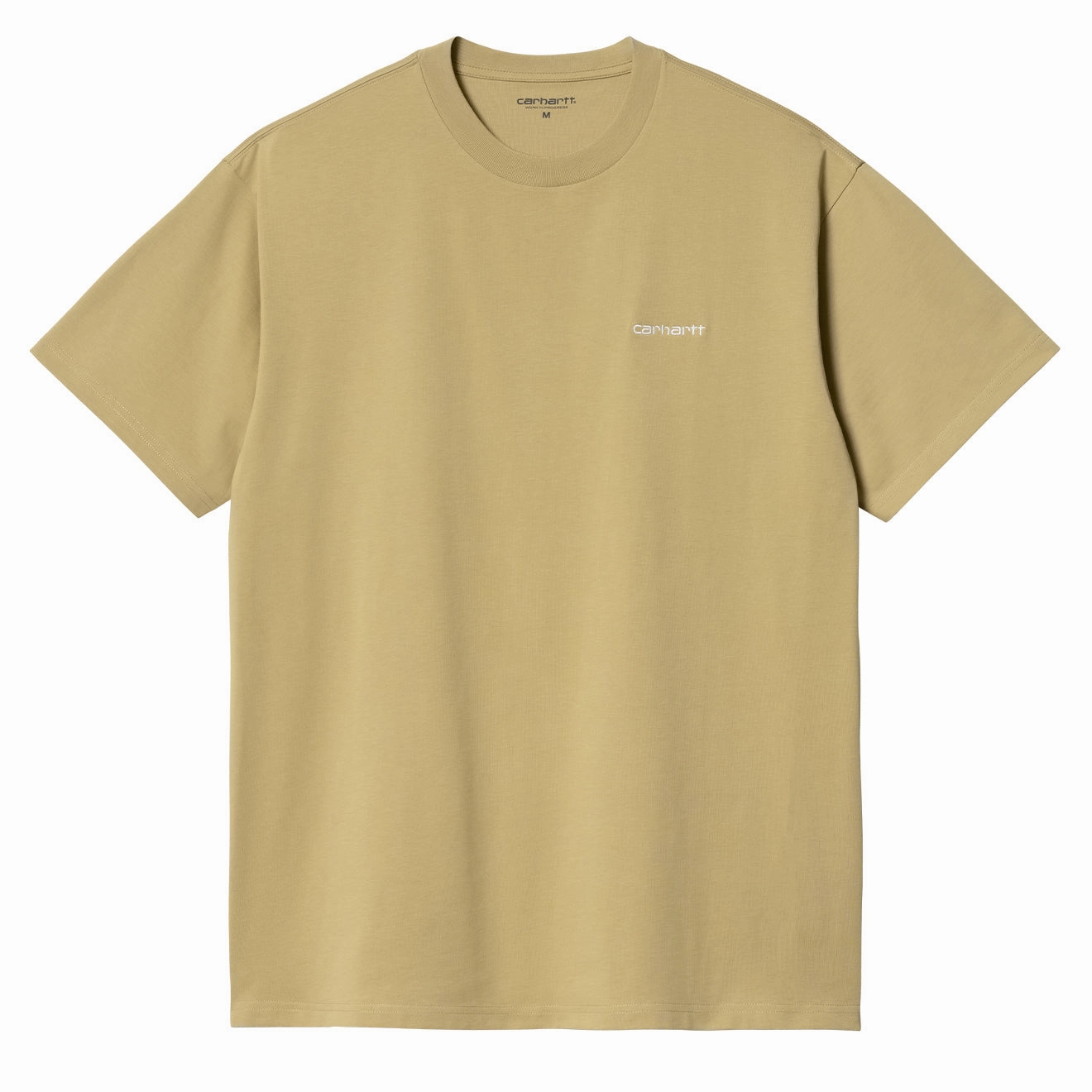 Carhartt Wip Script Embroidery T-Shirt Agate / White Todays Trending Deals