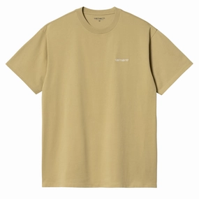 Carhartt Wip Script Embroidery T-Shirt Agate / White Sweet Deal Inside