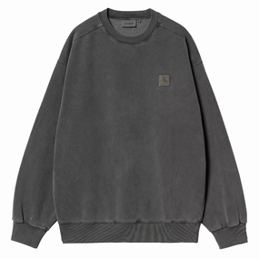 Trending Now Offer Carhartt Wip Vista Sweat Graphite Garment Dyed