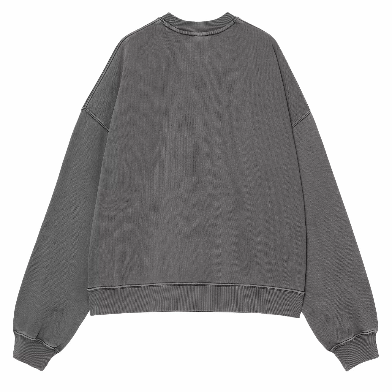 Steal Todays Offer Carhartt Wip Womens Benton Sweat Black Garment Dyed