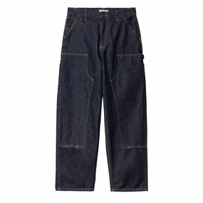 Exclusive Savings Event Perfect Gift Sale Carhartt Wip Womens Brandon Double Knee Pant Blue Rinsed