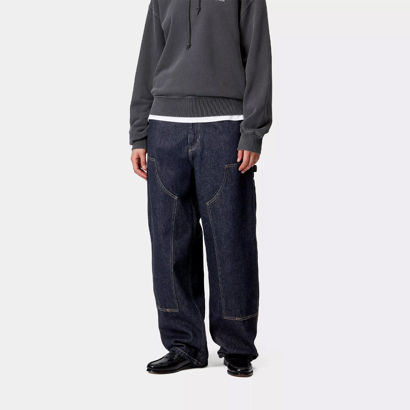 Carhartt Wip Womens Brandon Double Knee Pant Blue Rinsed Gift Sale Event