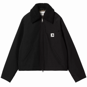 Carhartt Wip Womens Newkirk Jacket Black / Camo Leo Tamarind Clearance Sale