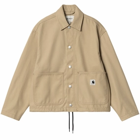Carhartt Wip Womens Simple Shirt Jac Leather Rigid Today Only Discount Alert Exclusive Online Deal