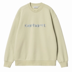 Carhartt Wip Womens Sweat Beryl / Frosted Blue Online Deal Frenzy Grab the Deal Now