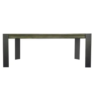 Cedar Fork - 78" Dining Rectangular Dining Table - Smoked Arabica