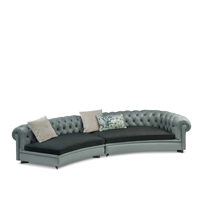 Chester Line 2 Seater Sectional Curved Sofa