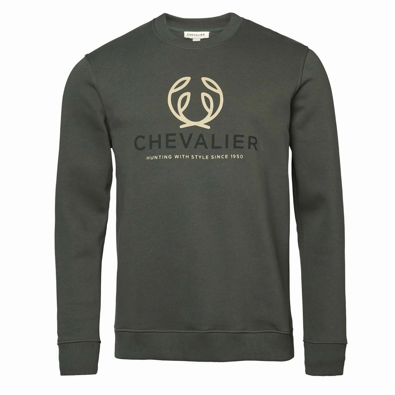 Chevalier Logo Sweatshirt Men Midnight Pine Limited Stock Alert Flash Sale Now