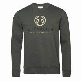 Chevalier Logo Sweatshirt Men Midnight Pine Limited Stock Alert Flash Sale Now