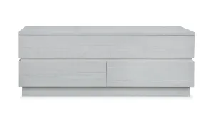 Claudette - Lift Top Storage Cocktail Table With Casters - Alabaster