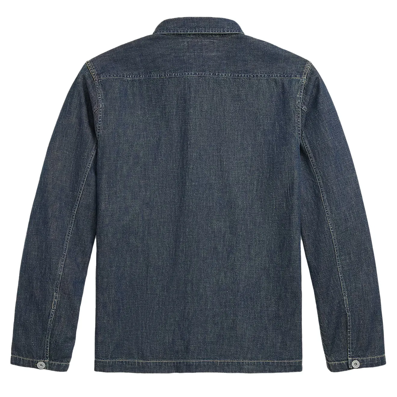 Rrl By Ralph Lauren Indigo Denim Overshirt Dark Wash Unmissable Deal Today Mega Hot Offer
