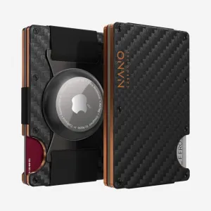 002 Airtag Cash Strap Wallet (Stealth Black/Ventura Orange) Exclusive Online Offer Big Savings Alert
