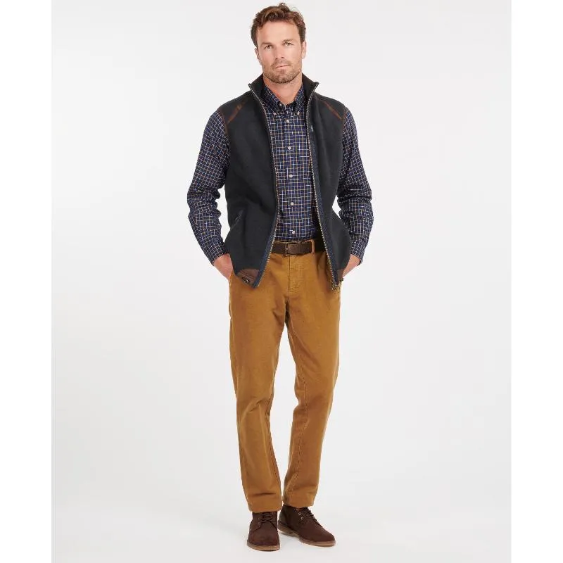 Barbour Langdale Mens Fleece Gilet - Navy Gift Ideas Galore