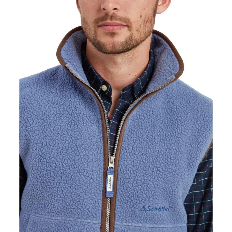 Flash Offer Today Schoffel Oakham Retro Mens Fleece Gilet - Vintage Navy