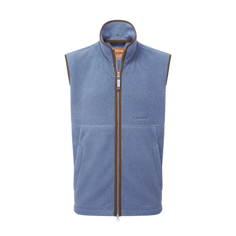Limited Time Hot Deal Instant Hot Deal Schoffel Oakham Retro Mens Fleece Gilet - Vintage Navy