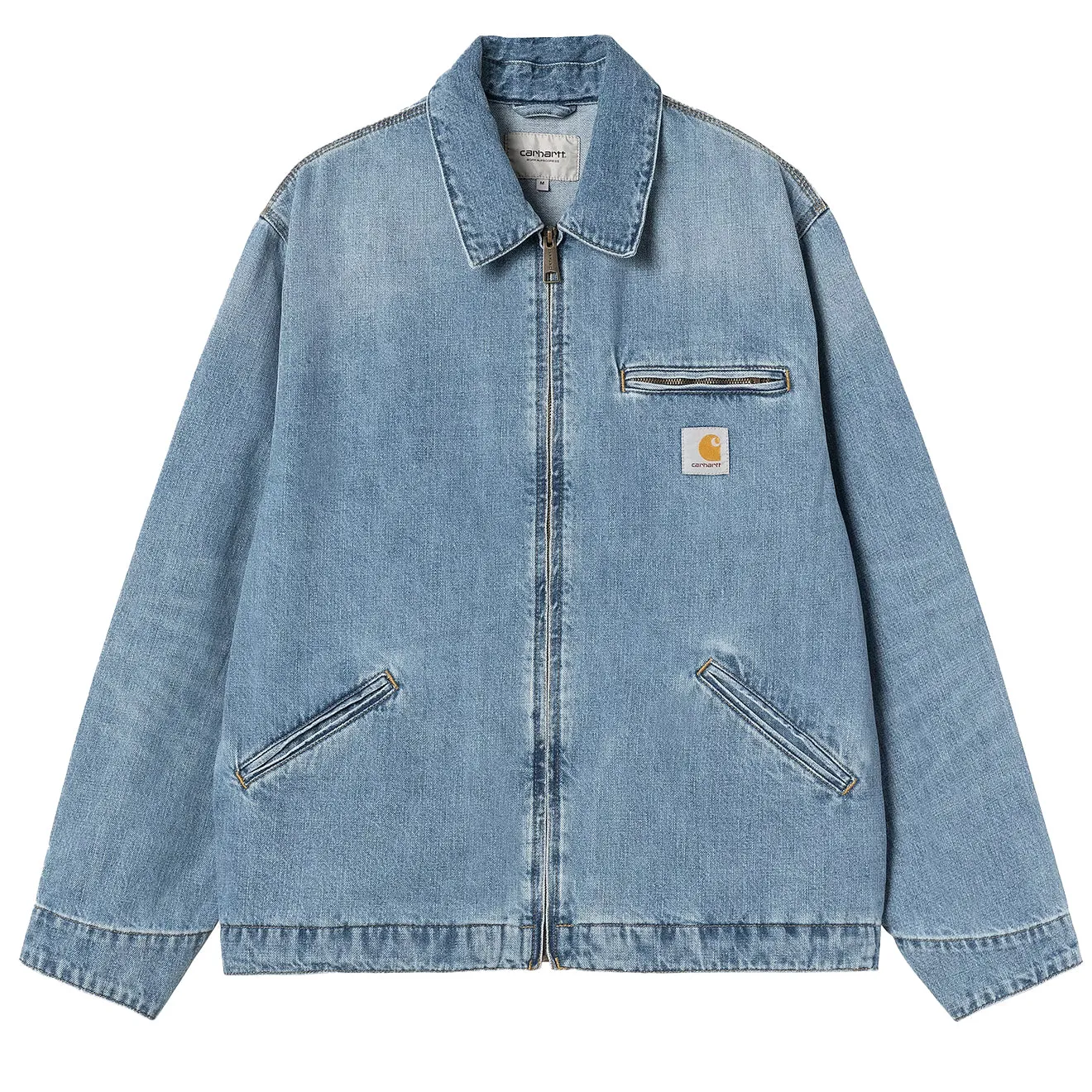 Trending Today Steal Carhartt Wip Og Detroit Jacket Blue Burst Washed