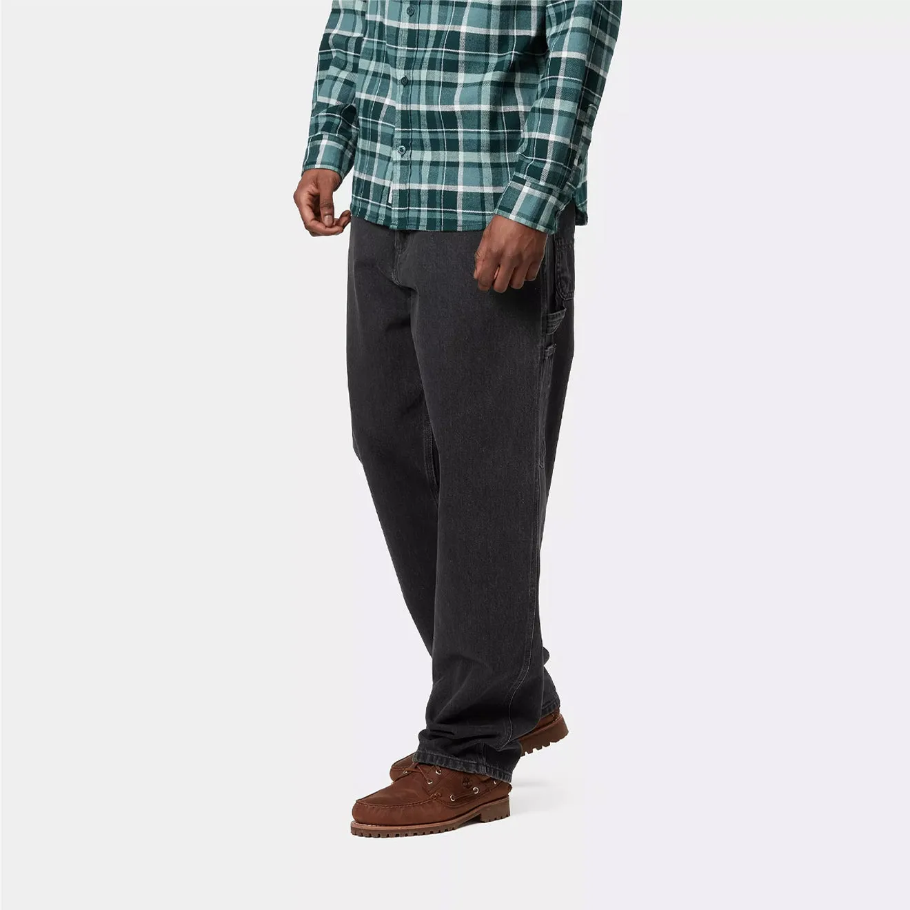 Carhartt Wip Single Knee Pant Black Stone Washed Instant Hot Deal Shop Smart Save