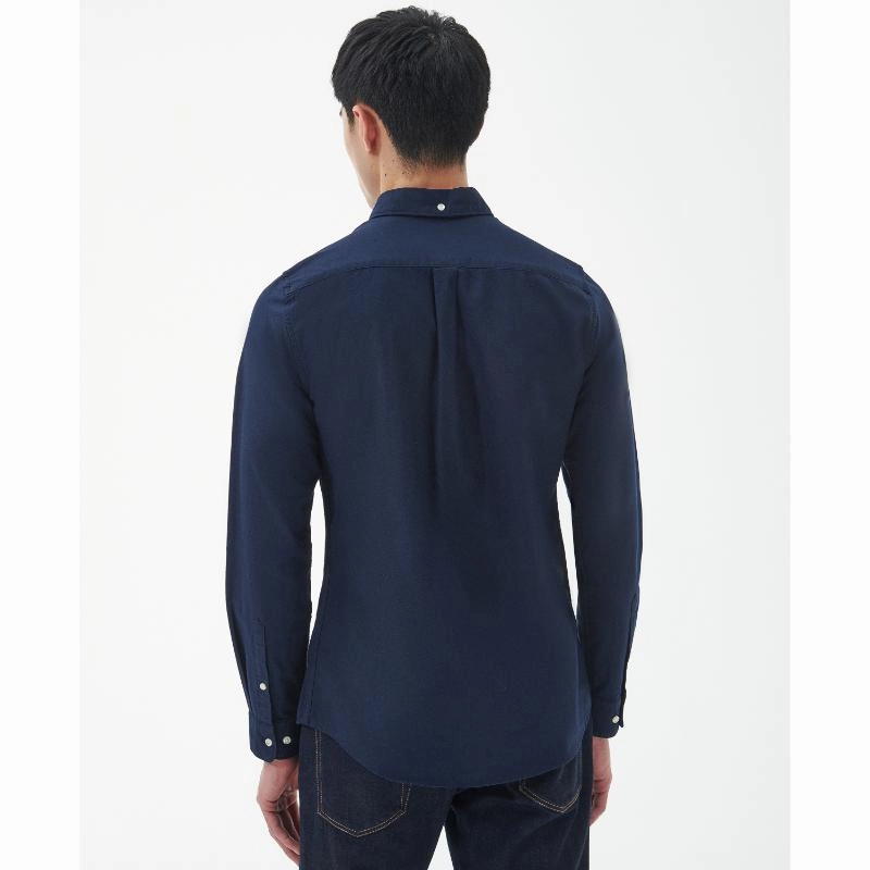 Last Chance Offer Trending Today Steal Barbour Oxtown Mens Tailored Shirt - Navy